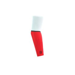 Compressport Armforce UL White/Fluo Red